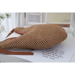 Instagram-Style Large-Capacity Woven Tote Bag — Vintage French-Inspired Beach & Vacation Shoulder Bag | An Essential for Commuting and Casual Wear